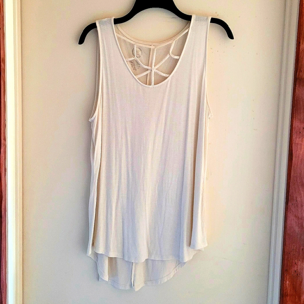 Sleeveless Hi-Low Top